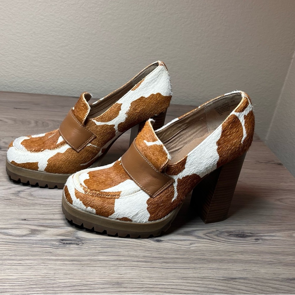 Steve Madden Brown Leather Loafers